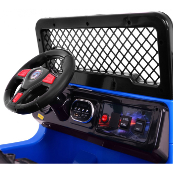 Terenowy Raptor Drifter na akumulator dla dzieci Niebieski + Pilot + Wolny Start + EVA + Dźwięki Światła